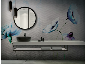 FLEUR - Vinyl or fyber glass wallpaper _ N.O.W. Edizioni